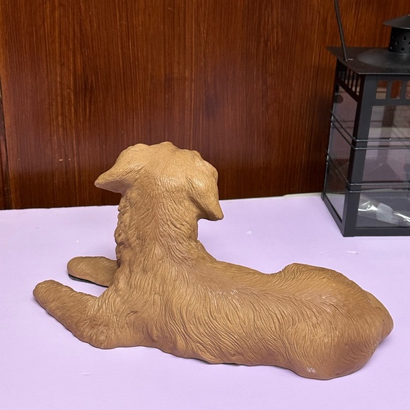 Homco Vintage Golden Retriever Dog Resin Sculpture - Picture 7 of 15